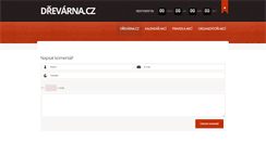 Desktop Screenshot of drevarna.cz